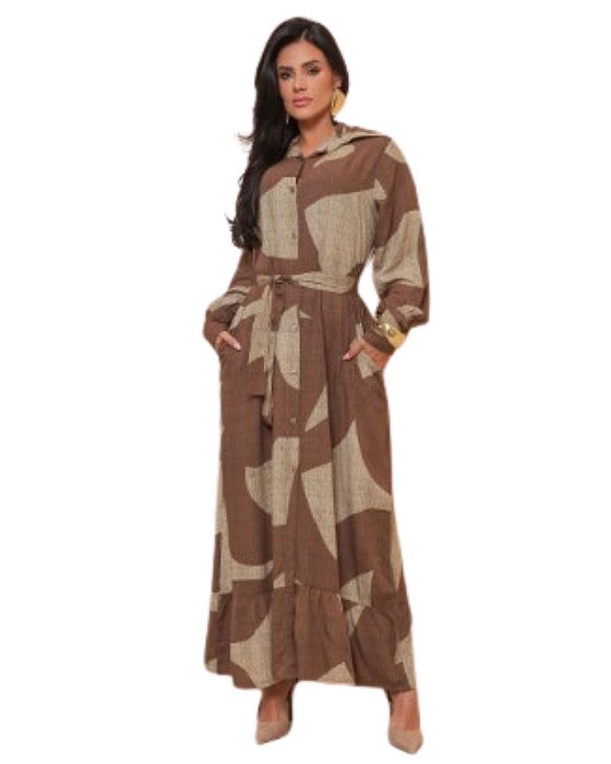 Chemise Paola Estampado Viscolinho