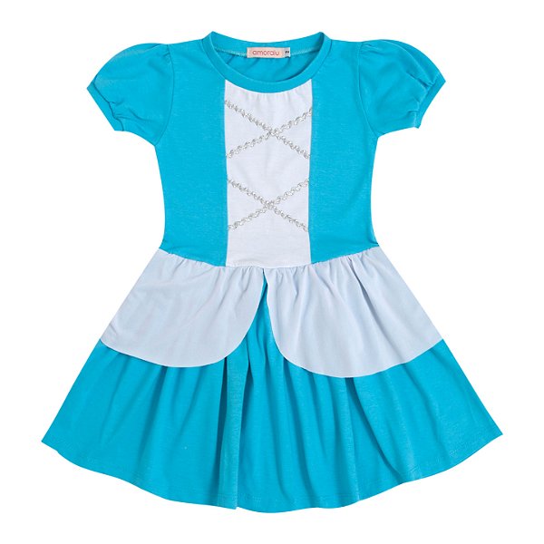 Vestido Princesa Azul Conforto