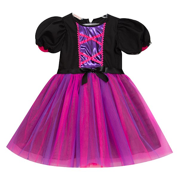 Vestido Luxo Bruxinha Roxo