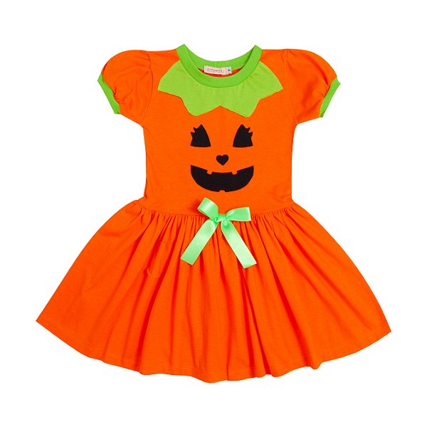 Vestido Abobora Alegre