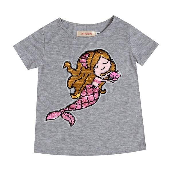 Camiseta Sereia Brilho