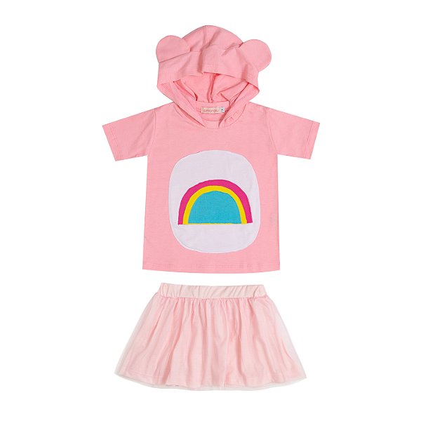 Conjunto Ursinho Rosa