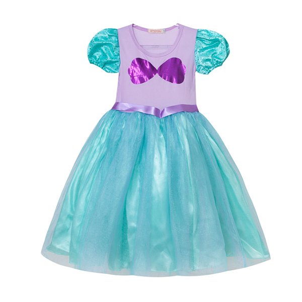 Vestido Princesa Sereia