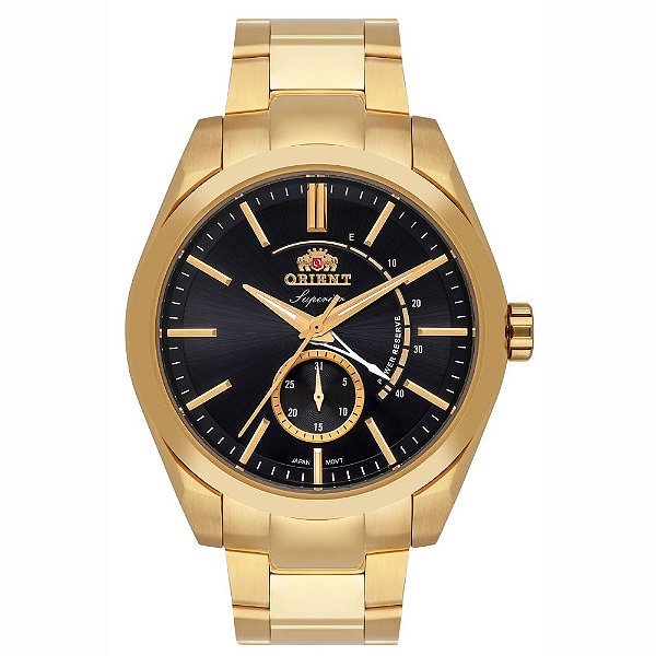 Relógio Orient Superior Automático Masculino NE5GG001 Dourado