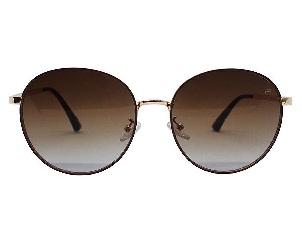 Óculos de Sol Ferrovia Metal Feminino Proteção UVA e UVB