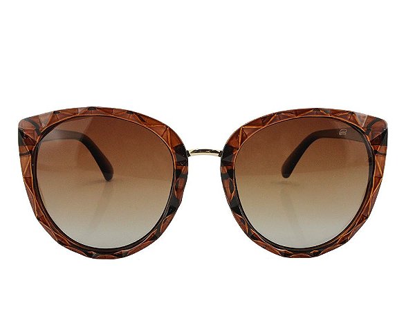 Óculos de Sol Feminino Ferrovia Gatinho Proteção UVA e UVB