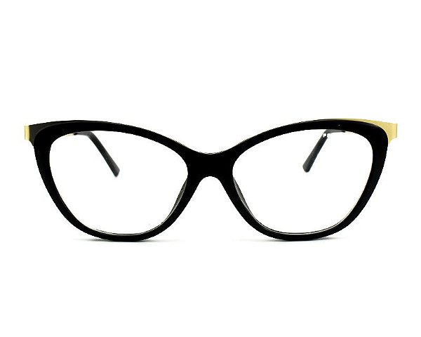 Óculos de Grau Ferrovia Estilo Gatinho Acetato