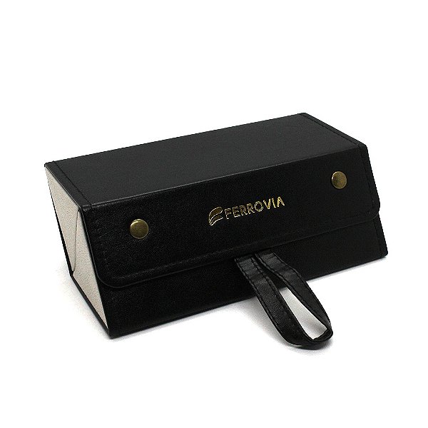 Case Dupla em Couro Ferrovia Eyewear