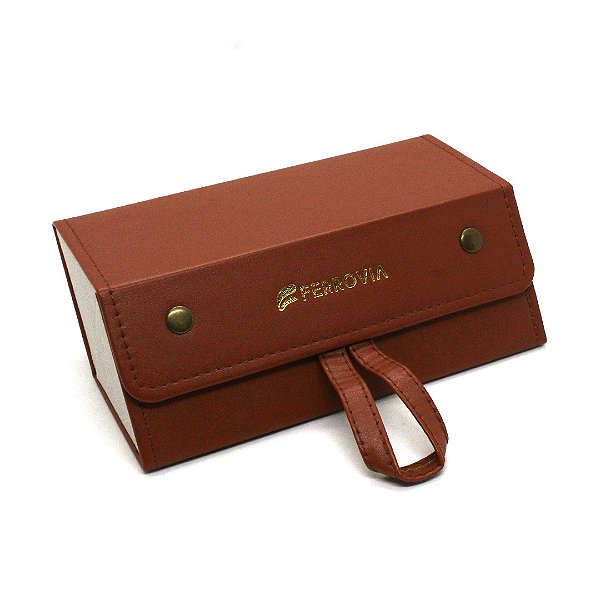 Case Dupla em Couro Ferrovia Eyewear