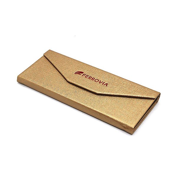 Case Courino Dourada Ferrovia Eyewear