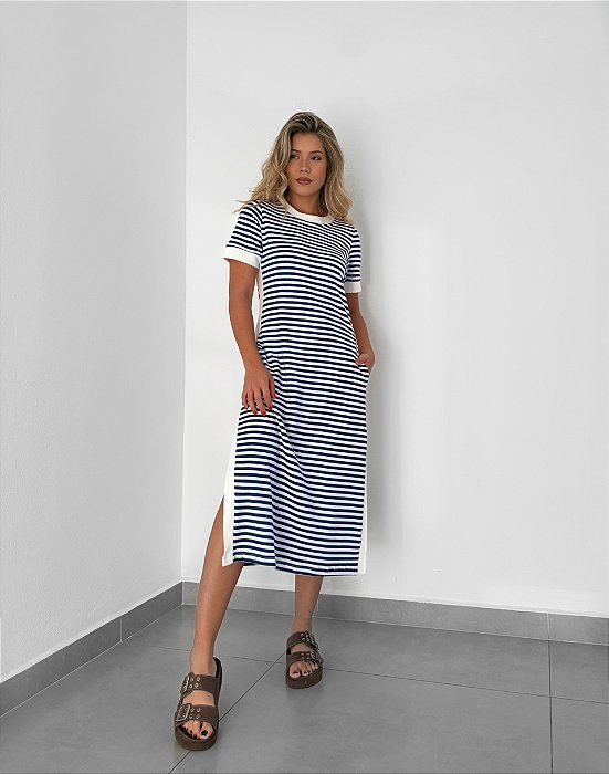 Vestido Mídi Algodão