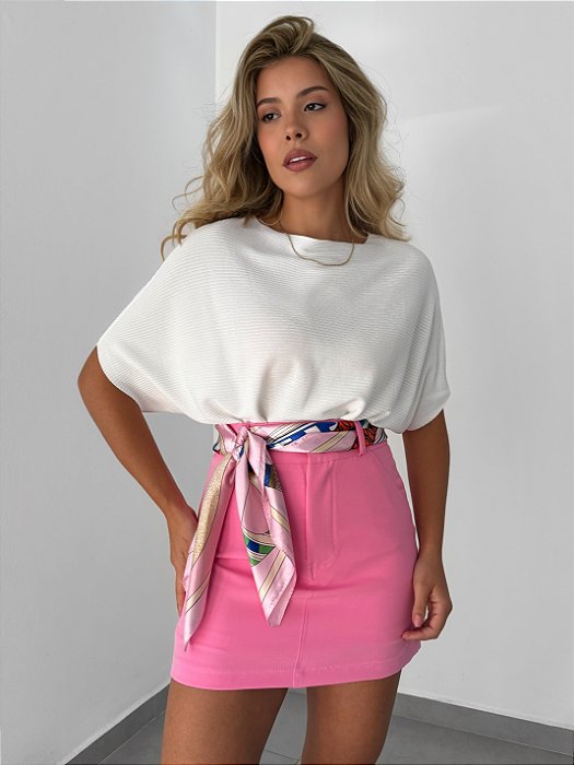 Saia/shorts de alfaiataria