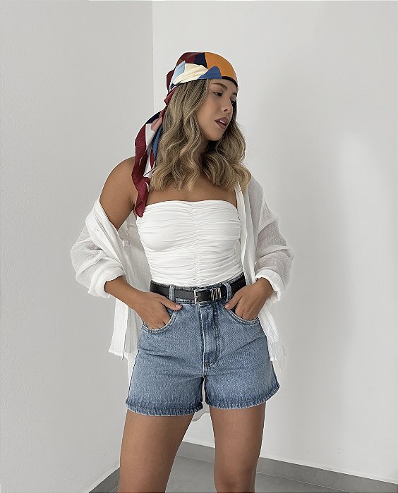 Shorts jeans Marmorizado