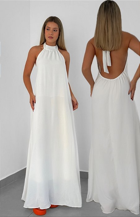 Vestido Longo Costa Aberta