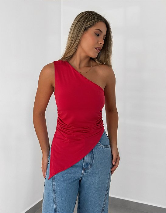 Ombro único assimétrico