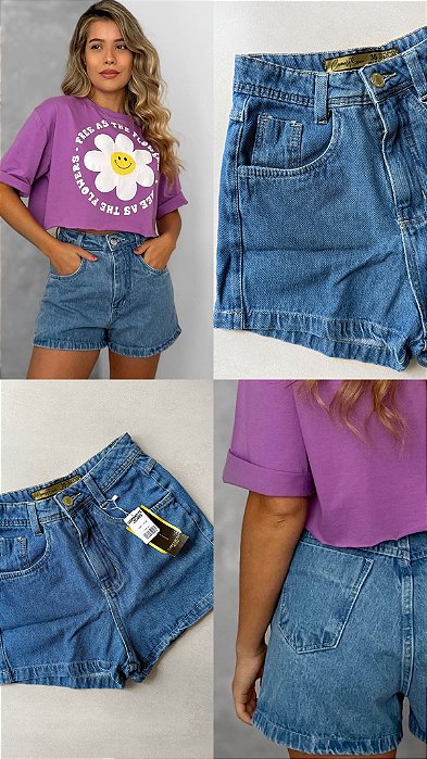 Shorts mom jeans basic