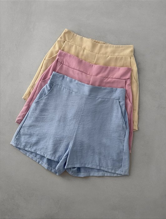 Shorts Crepe liso