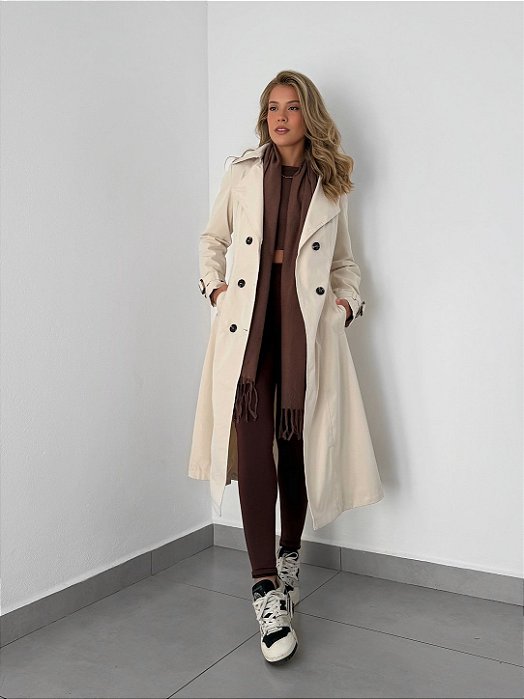 Parka Sobretudo Alongada