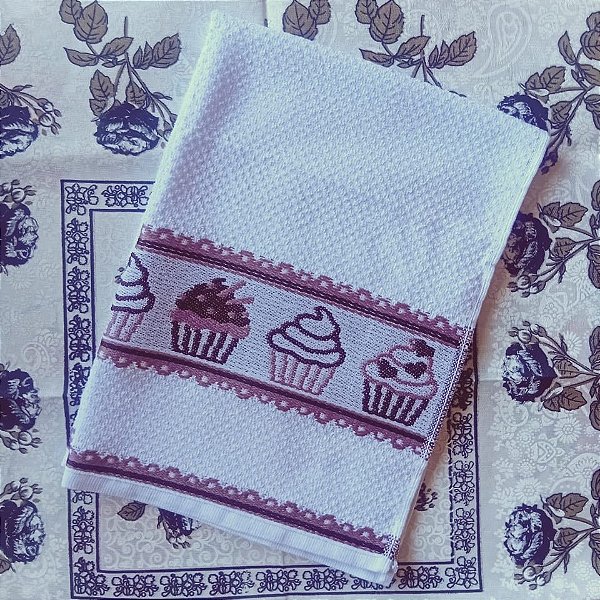 Toalhinha Cupcake Lilás