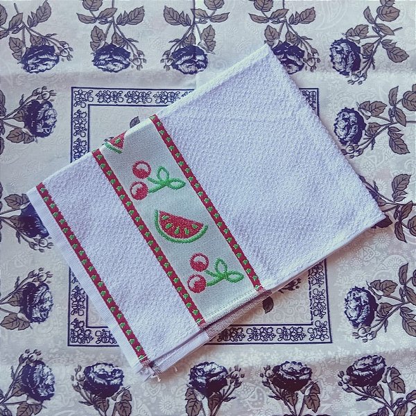 Toalhinha Frutas Vermelhas