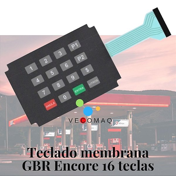 Teclado Membrana GBR Encore 16 teclas