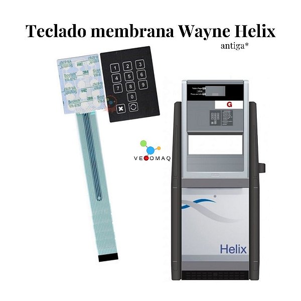 Teclado Membrana Wayne Helix