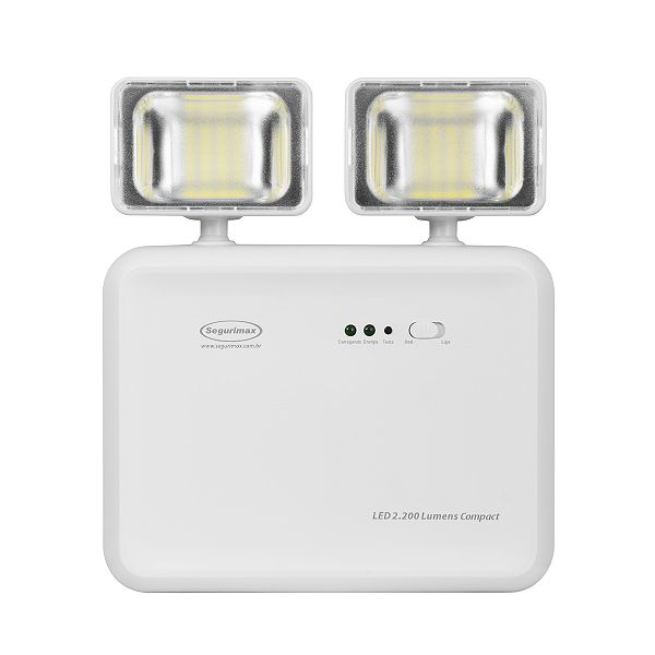Bloco de Iluminação de Emergência 2.200 Lúmens Compact