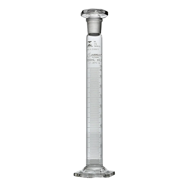 Proveta de Vidro Graduada 100ml c/ INMETRO 528