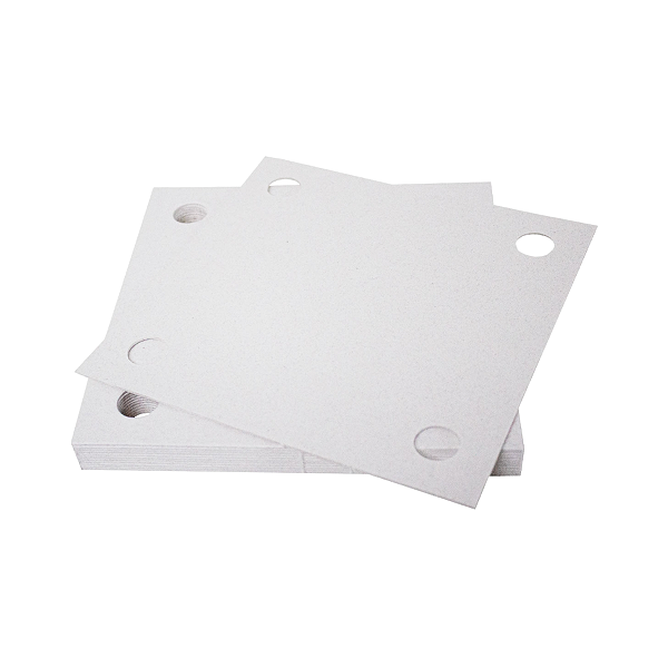 Papel Filtrante 7x7" 4 Furos Tipo A Grosso - Caixa c/ 10Kg