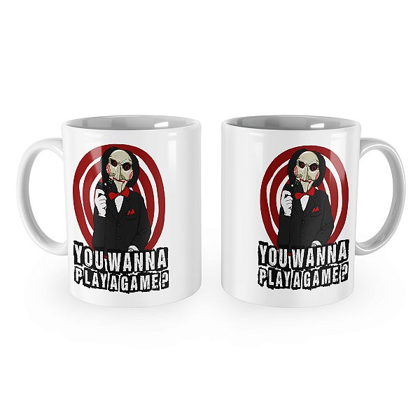 Caneca Jogos Mortais Jigsaw Cartonn