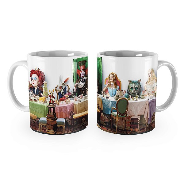 Caneca Alice No País das Maravilhas Banquete