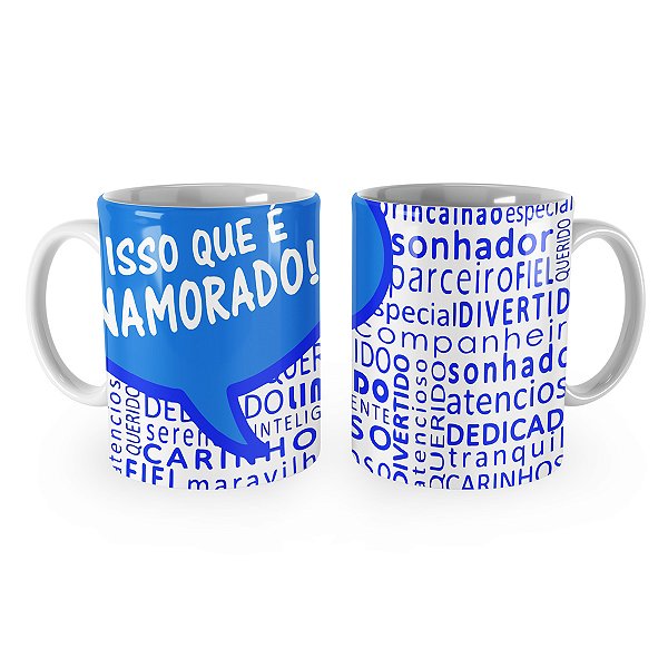 Caneca Isso que é Namorado Qualidades