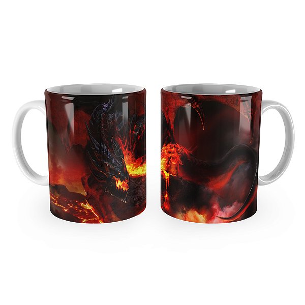 Caneca World of Warcraft Cataclysm Dragão
