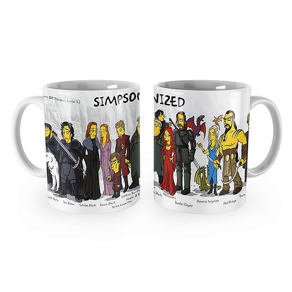 Caneca Game of Thrones 1 Temp Simsonizado