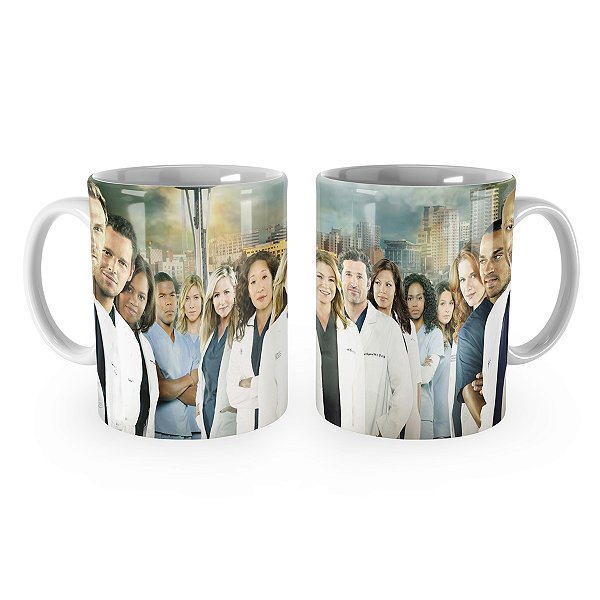 Caneca Greys Anatomy Personagens 1 Temp