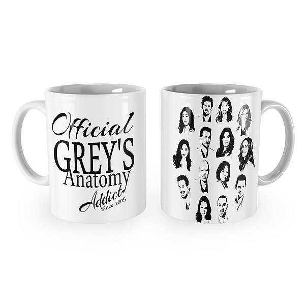 Caneca Greys Anatomy Official Addict