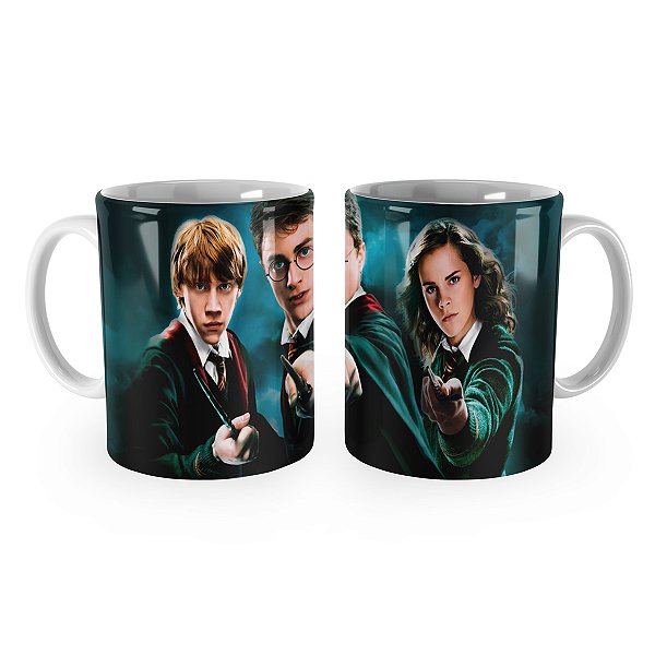 Caneca Harry Potter Rony e Hermione