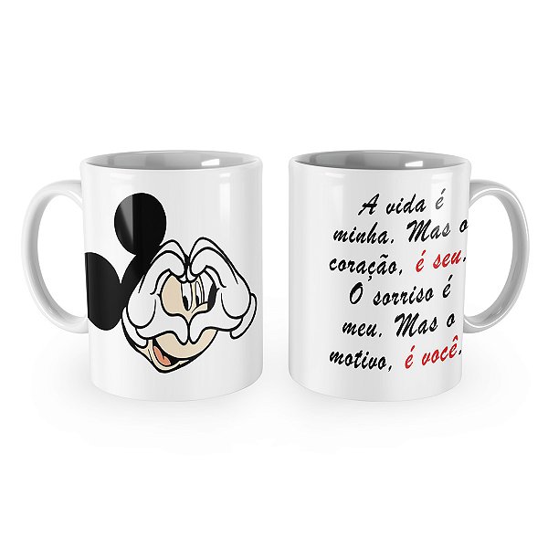 Caneca Presente Namorados Mickey Mod 2
