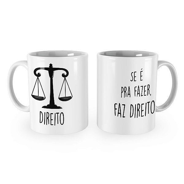 Caneca Direito Advogado Presente