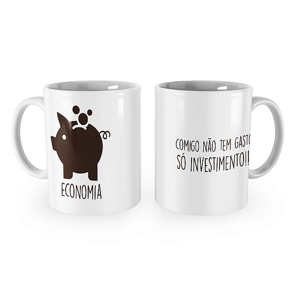 Caneca Economia Economista Presente
