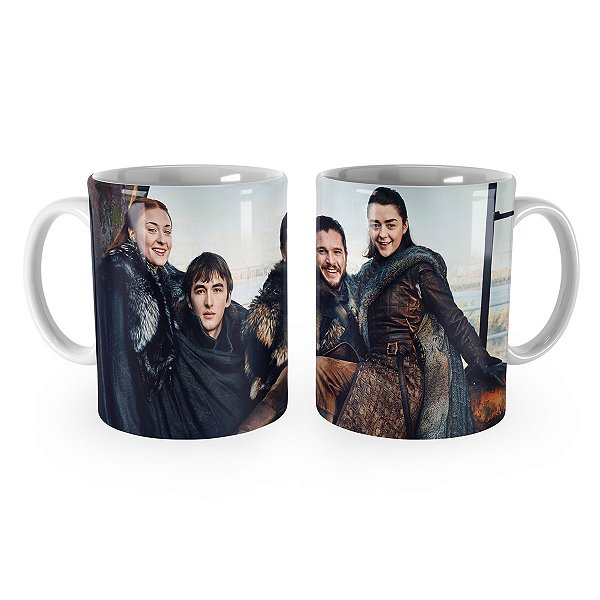 Caneca Game of Thrones Irmãos Stark