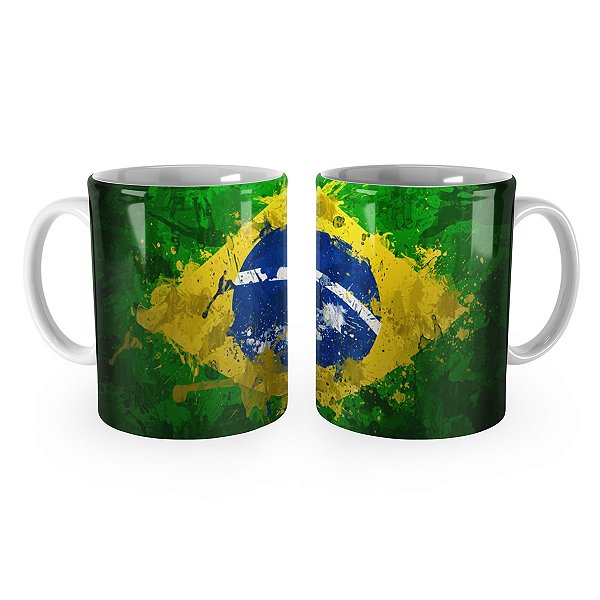 Caneca Bandeira Brasil