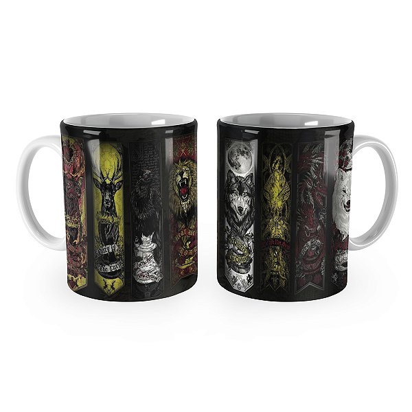 Caneca Game of Thrones Bandeiras