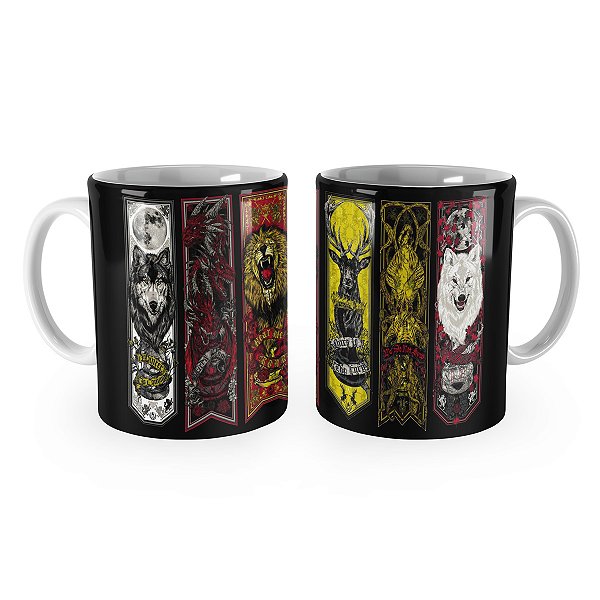 Caneca Game of Thrones Bandeiras Mod 2