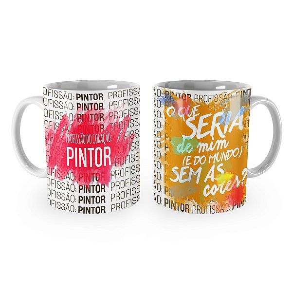 Caneca Pintor Pintora Presente