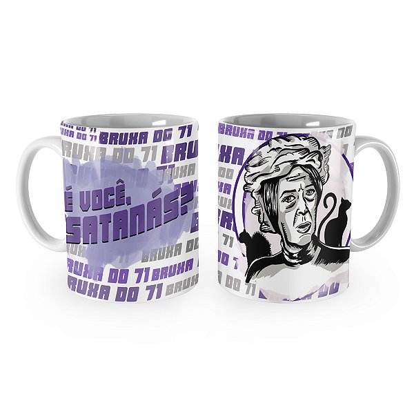 Caneca Dona Clotilde Chaves é Você Satanás