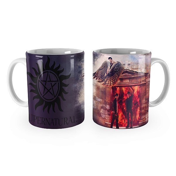 Caneca Sobrenatural Supernatural Portão Inferno