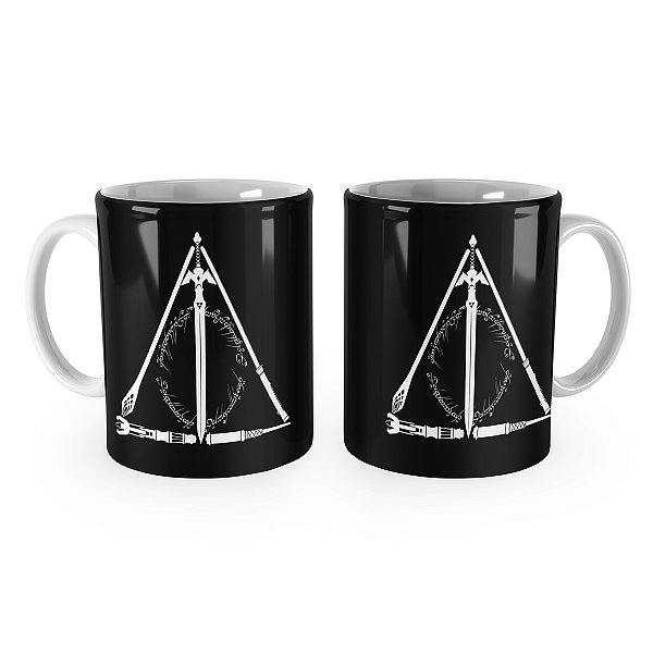 Caneca Geek Diversos Símbolos Relíquia