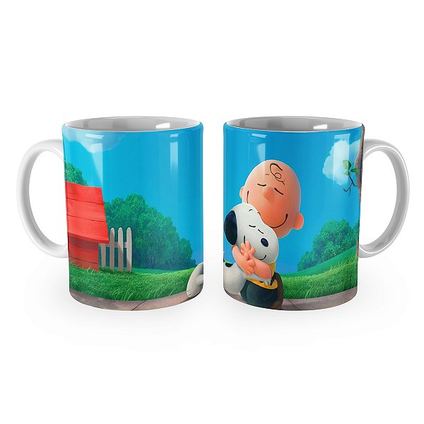 Caneca Snoopy Abraço
