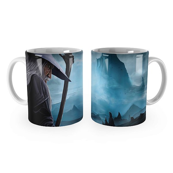 Caneca Senhor dos Aneis Gandalf Fanart
